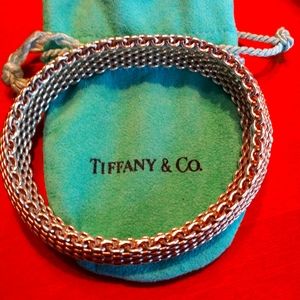 Tiffany & Co. 925 Silver Somerset Mesh Bracelet